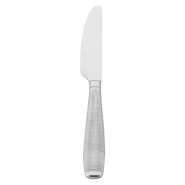 A Walco stainless steel dinner knife with a silver handle.