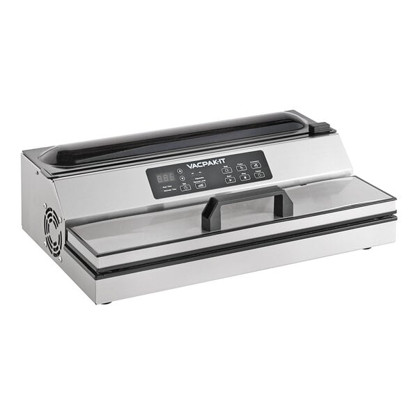 White Chamber Food Vacuum Sealer System - Commercial Electric Air Seal  Preserver with Air Vac Bags (Stainless Steel) in 2023