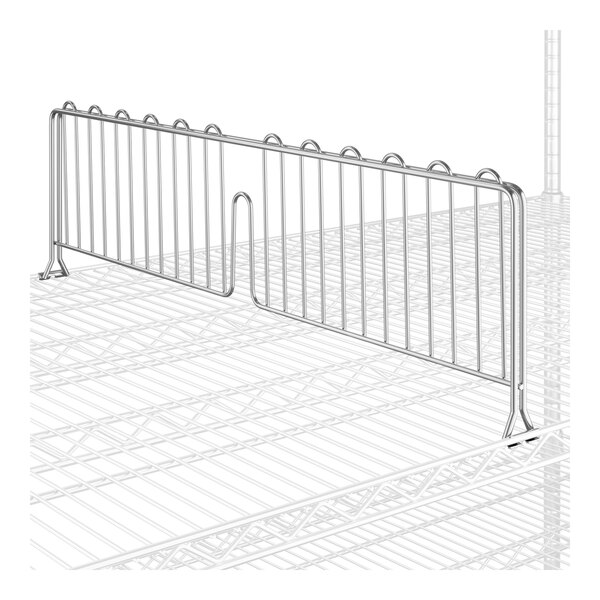 A Regency wire shelf divider.