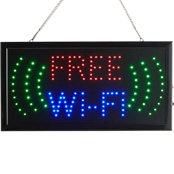 Choice 19 x 10 LED Rectangular Welcome Sign with Two Display Modes
