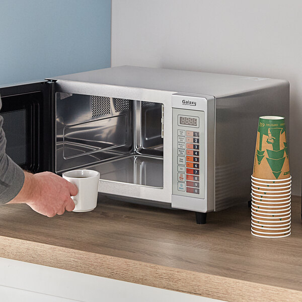 Galaxy MW1000PB Office Series Microwave with Push Button Controls