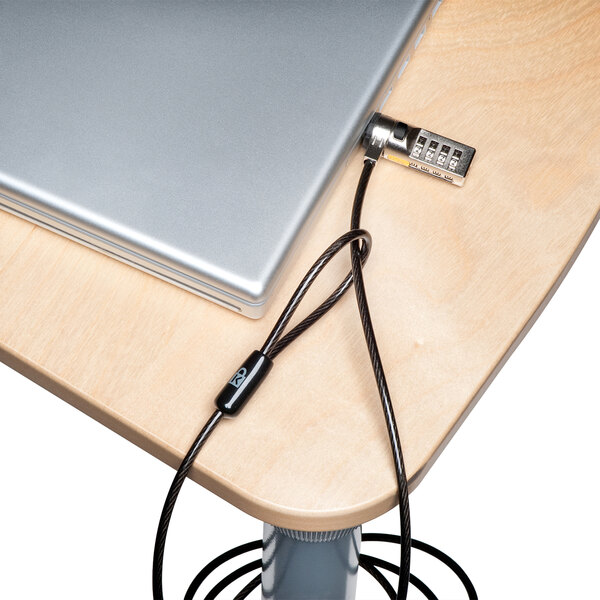 Kensington K64674ww Black Steel Cable Portable Combination Laptop