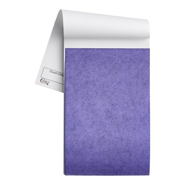 Choice 1 Part White Blank Guest Check with Carbon Sheet - 100/Case