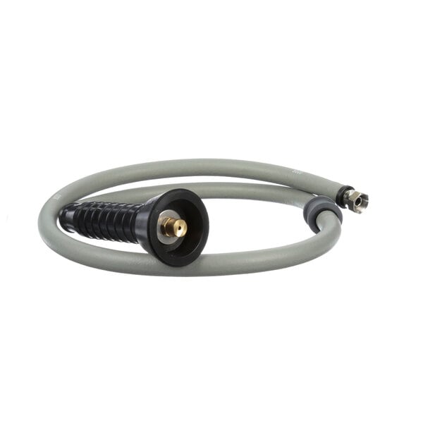 A grey Ecolab replacement hose with a black handle.