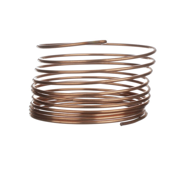 close-up of a coil of copper wire