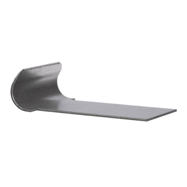 A metal piece with a curved edge.