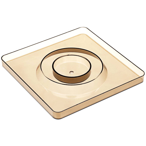 A square Schaerer BHP cover with a circular design on top.