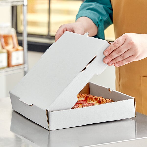Slice 3 D Pizza Box Top Handle Bag