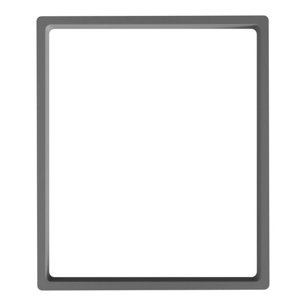 A rectangular gasket with a white background.