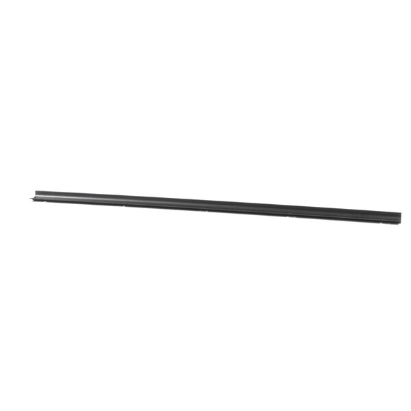 A black metal air deflector for a Delfield refrigerator.