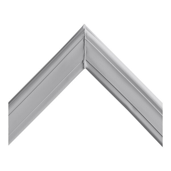 A white corner gasket for a Hoshizaki door.