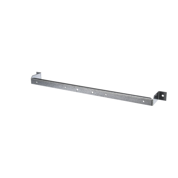 A metal bracket with holes.