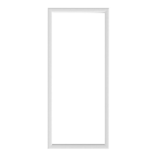 A white rectangular frame with a white background and black lines.