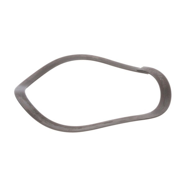 A metal ring with a flat surface.