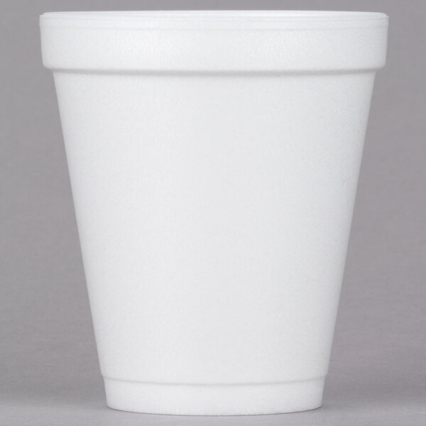 Dart 8 oz. White Foam Cups, 1000 Count | WebstaurantStore