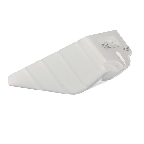 A white plastic Cornelius holder pouch with a lid.