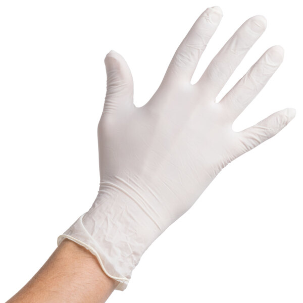 hand hygiene wearing gloves