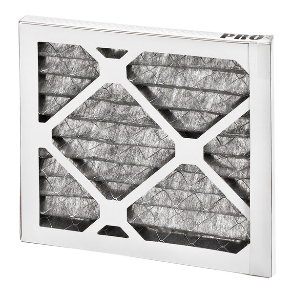 A close up of a Convotherm carbon pleated filter.