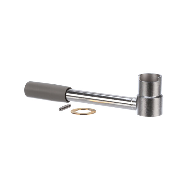 a close-up of a metal rod