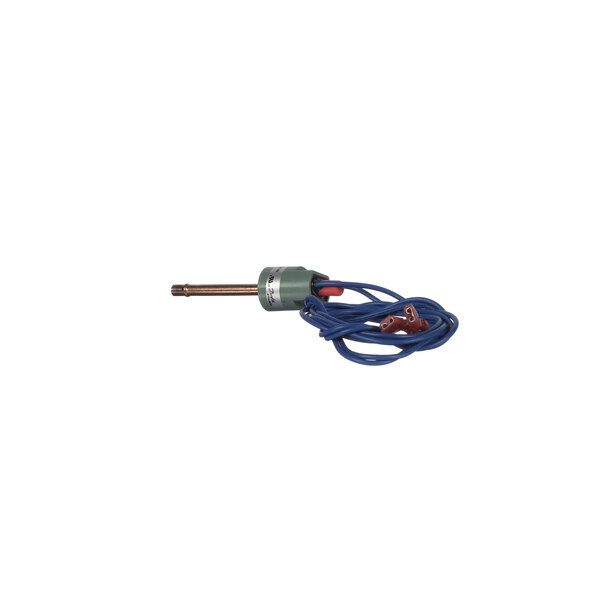 A Scotsman high pressure switch with a blue wire attached.