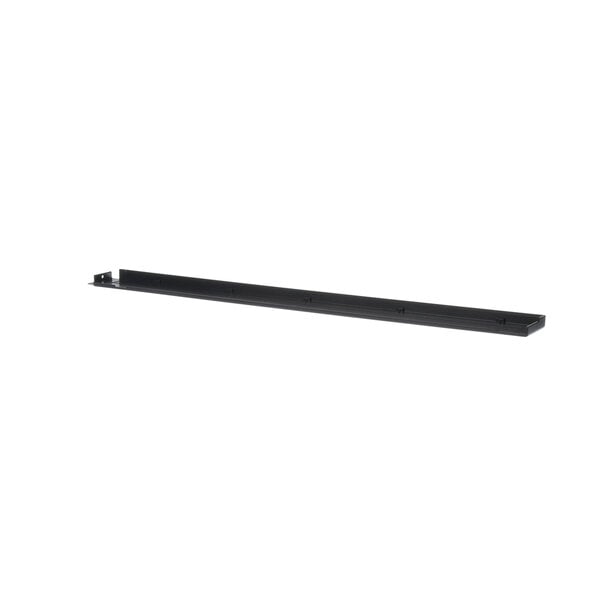 a black object with a white background