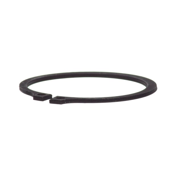 A black rubber Hobart mixer retainer ring with a hole in it.