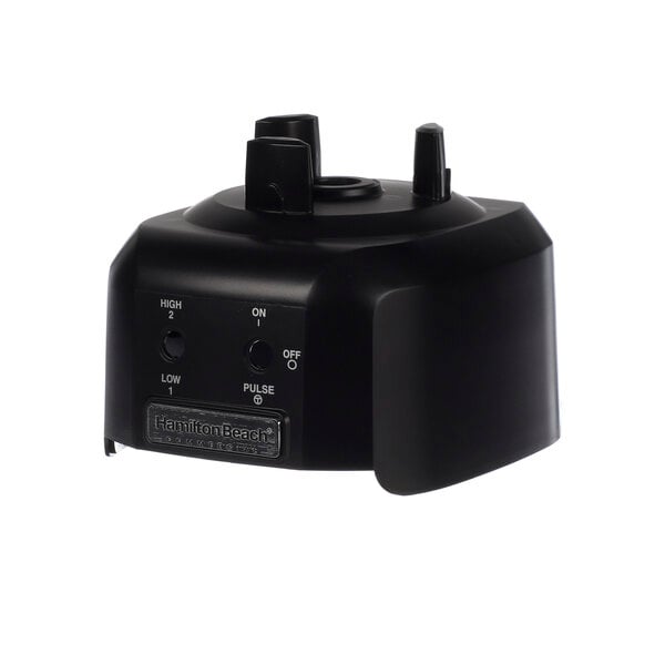 The upper housing for a Hamilton Beach commercial blender with buttons and switches.