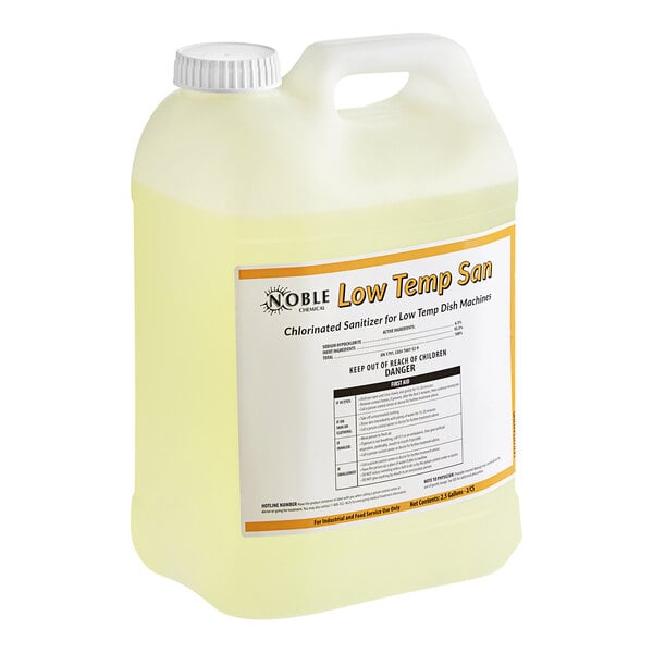 Noble Chemical 2.5 Gallon / 320 oz. Low Temp San Concentrated 