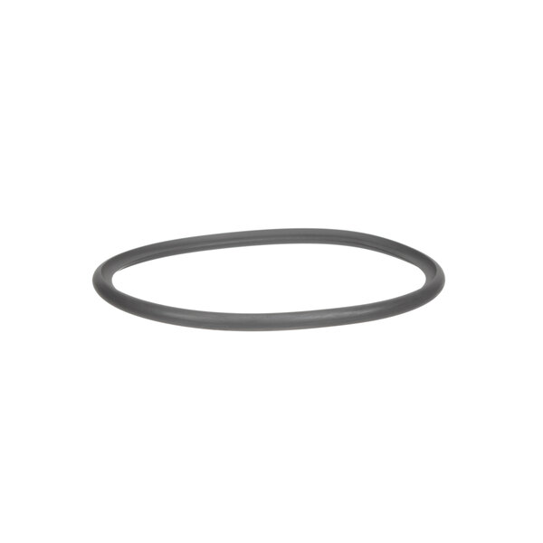 A grey oval rubber O-ring.