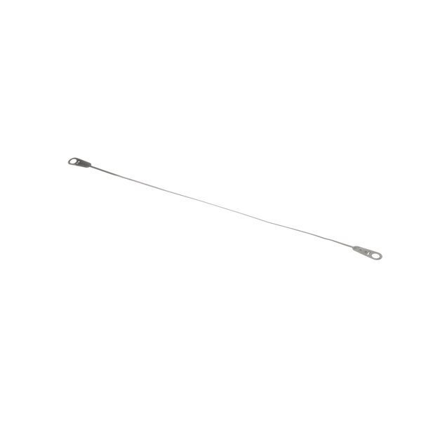 A long thin metal wire with a hook on the end.