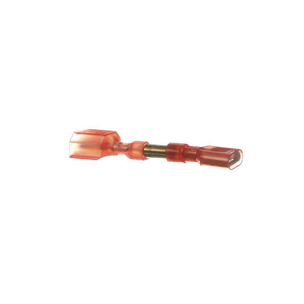 A close-up of a copper Fetco fuse with red and gold electrical connectors.