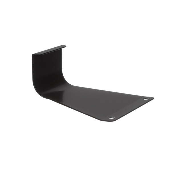 a black metal shelf bracket