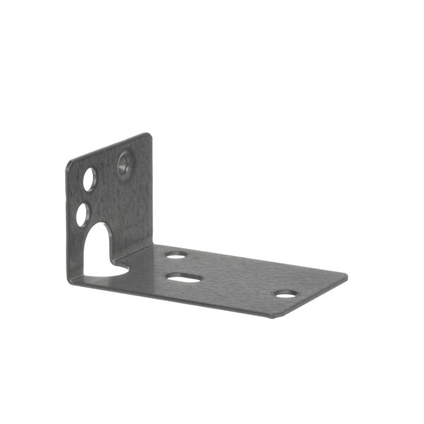 A Manitowoc Ice metal mounting bracket with holes on the side.