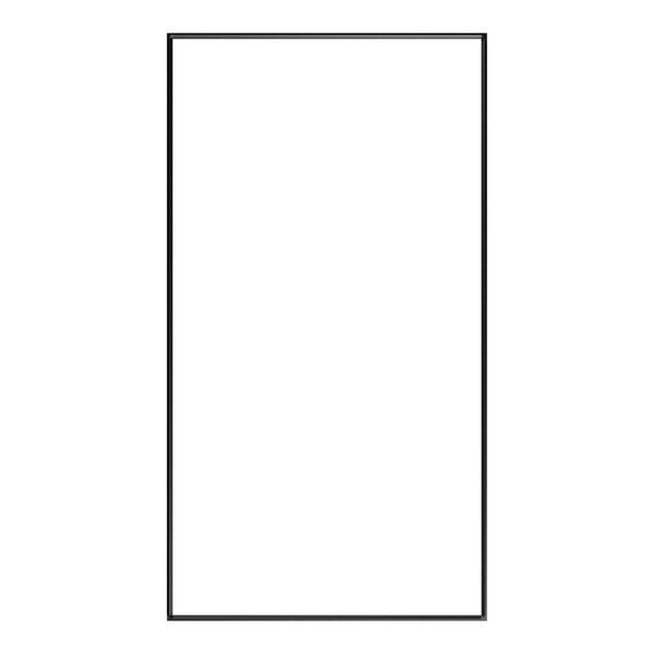 A black rectangular frame with a white background.