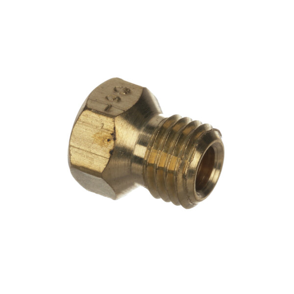 An Electrolux 5423 brass threaded pipe fitting.