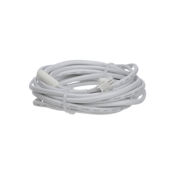 a close-up of a white cable