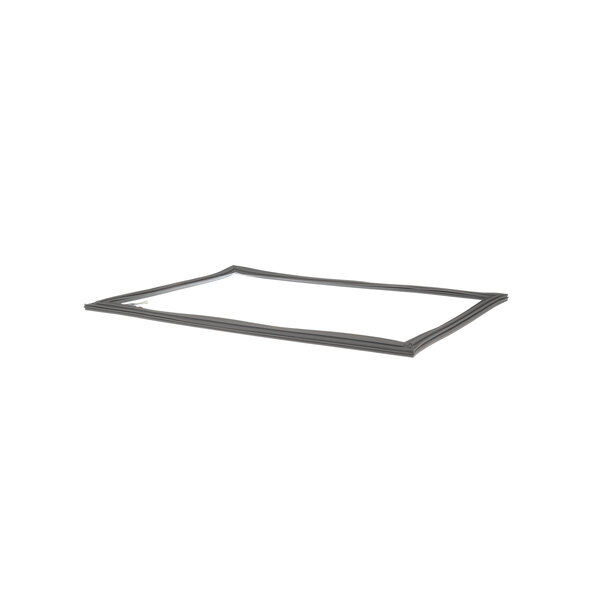 A rectangular black H&K International door gasket with a white border.