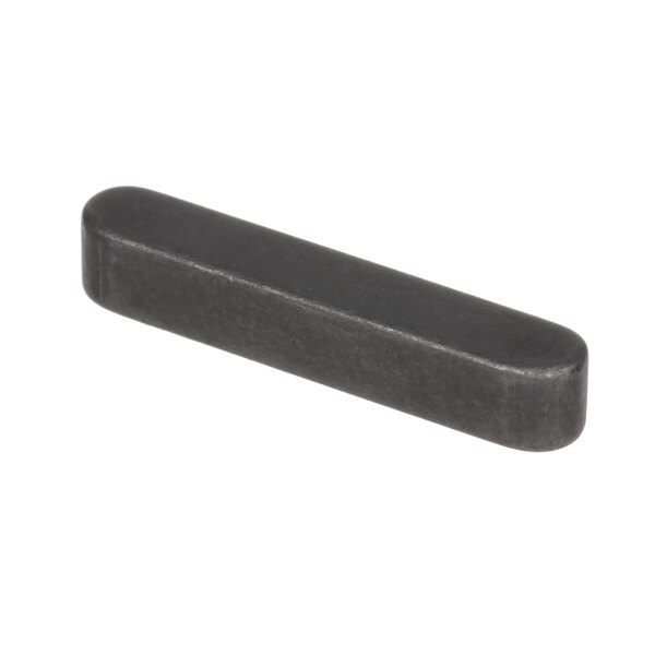 A rectangular black Hobart mixer key.