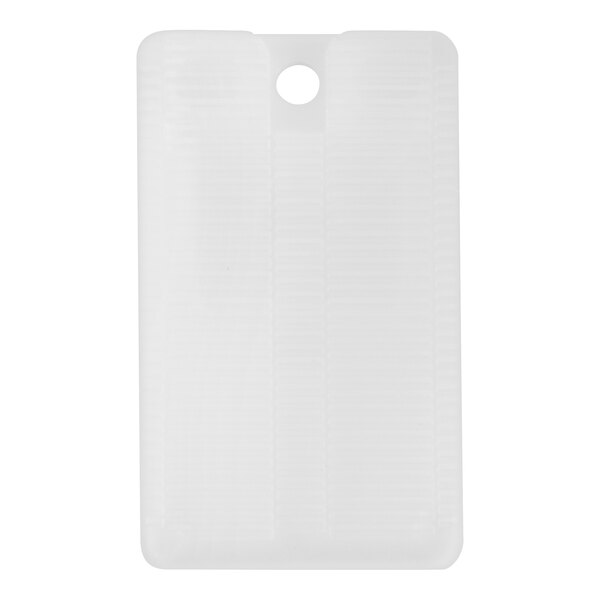 A white rectangular case of Wobble Wedges with a hole in the middle.