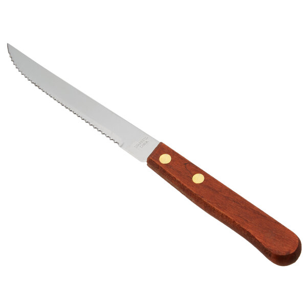 Steak Knife with Wood Handle 