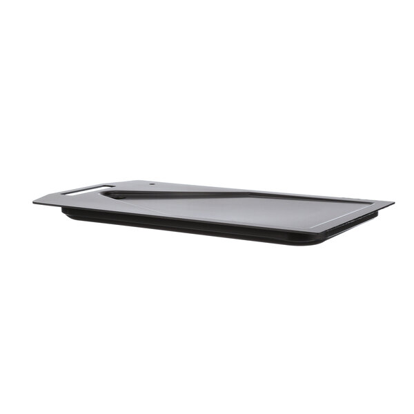 A rectangular black Irinox drip tray with a handle.