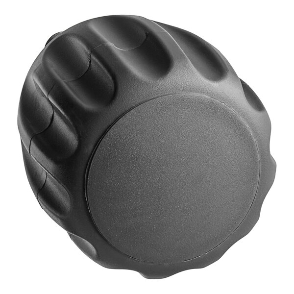 A black plastic Hobart Carriage Knob.