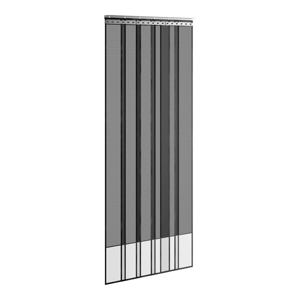 A mesh strip door insect barrier and bug curtain measuring 48 inches by 84 inches.