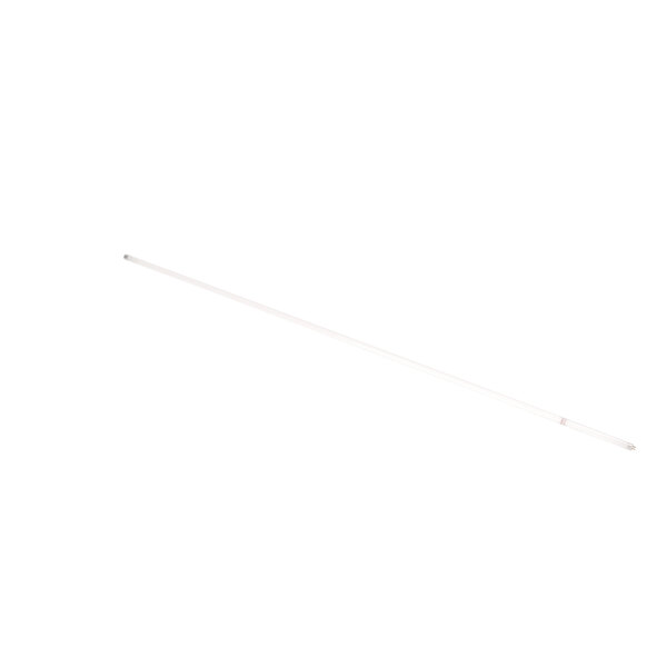 A long white light with a red tip.