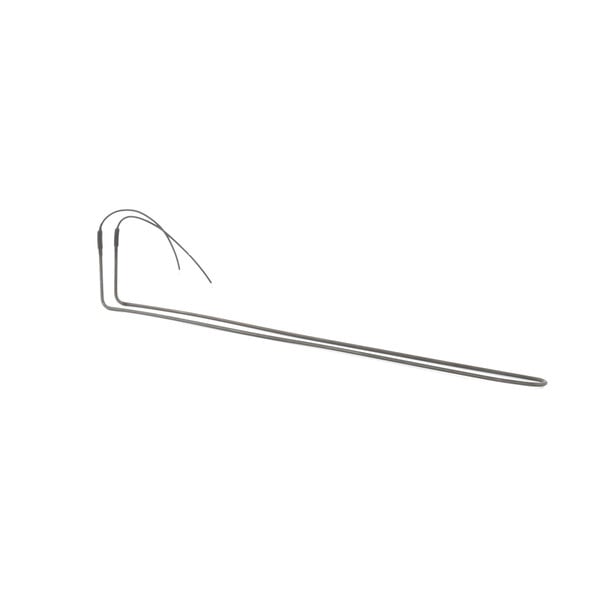 A wire with a long metal hook.