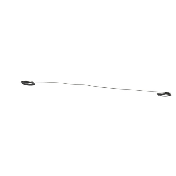 A long black and white defrost heater with black wires.