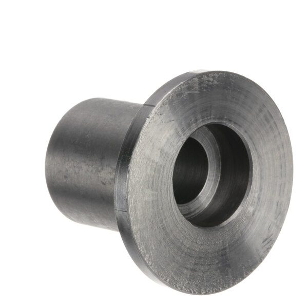 A close-up of a black metal circular Berkel index bushing.