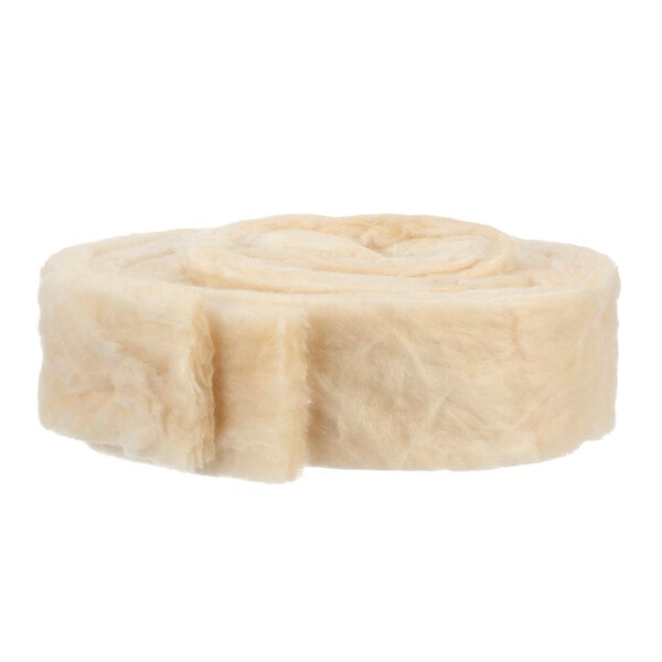 A roll of white fabric.