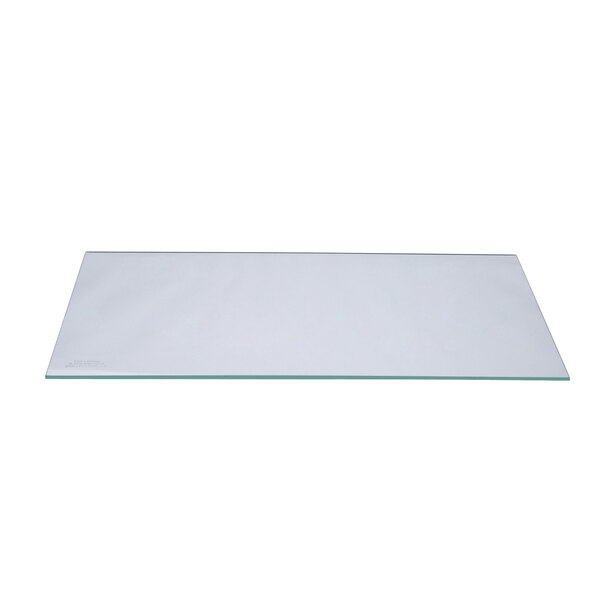 A white rectangular panel with a clear surface.