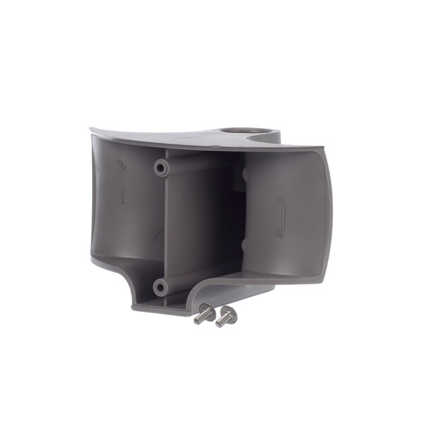 A gray plastic Electrolux holder with two screws.